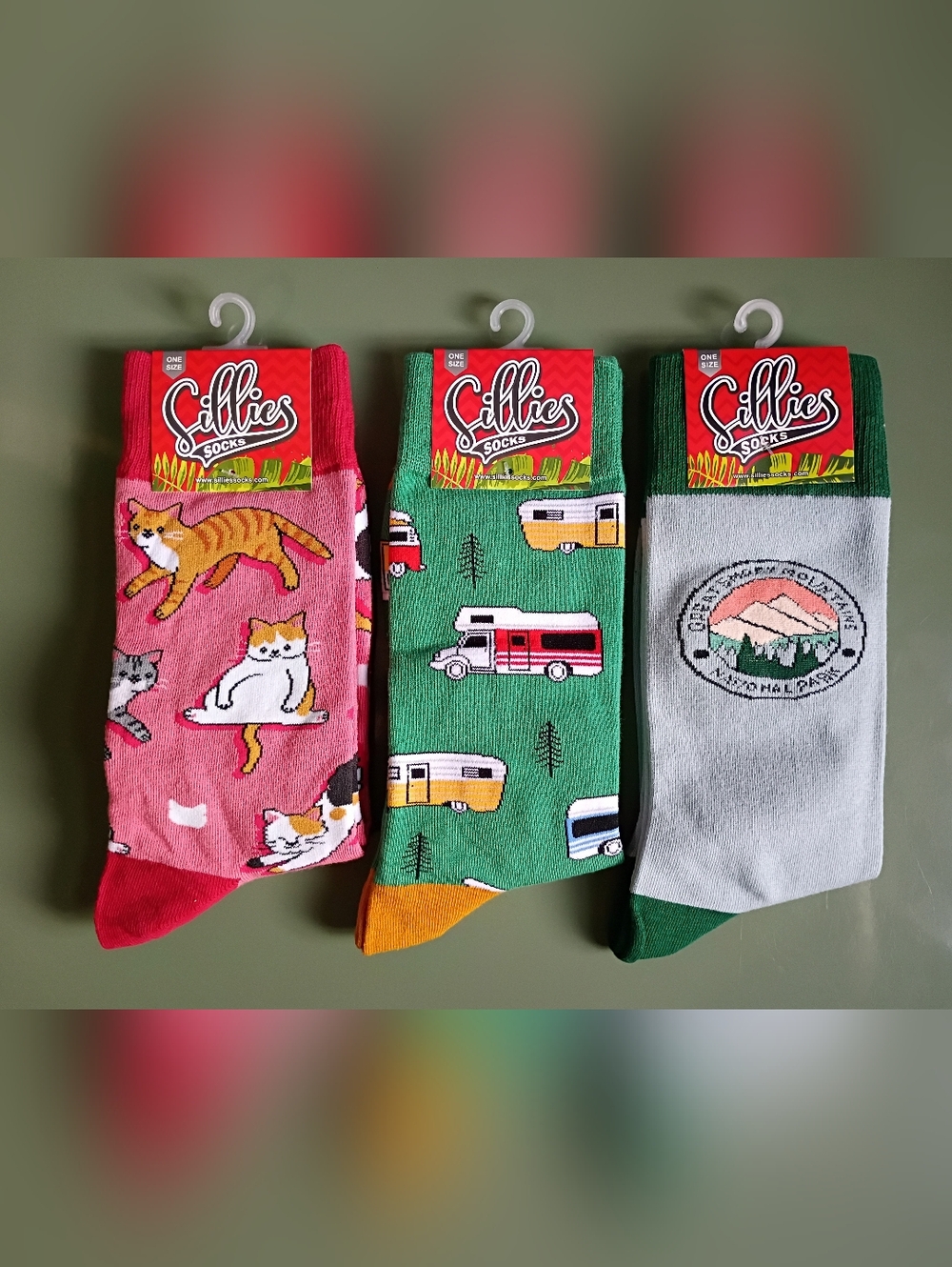 BNWT🎁 Sillies Co. Novelty Socks, 3 Pairs
